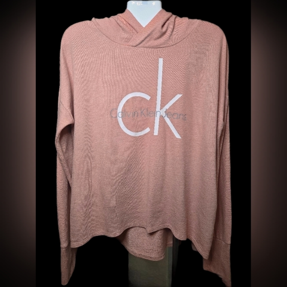 Calvin Klein Light Pink Hooded Sweatshirt